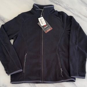 Men's Black Polar Fleece Insulation Jacket - Honda
